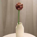 Artichoke Flower, Burgundy Red