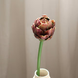 Artichoke Flower, Burgundy Red