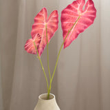 Three Headed Faro Leaves, Red