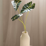 Three Headed Faro Leaves, Green
