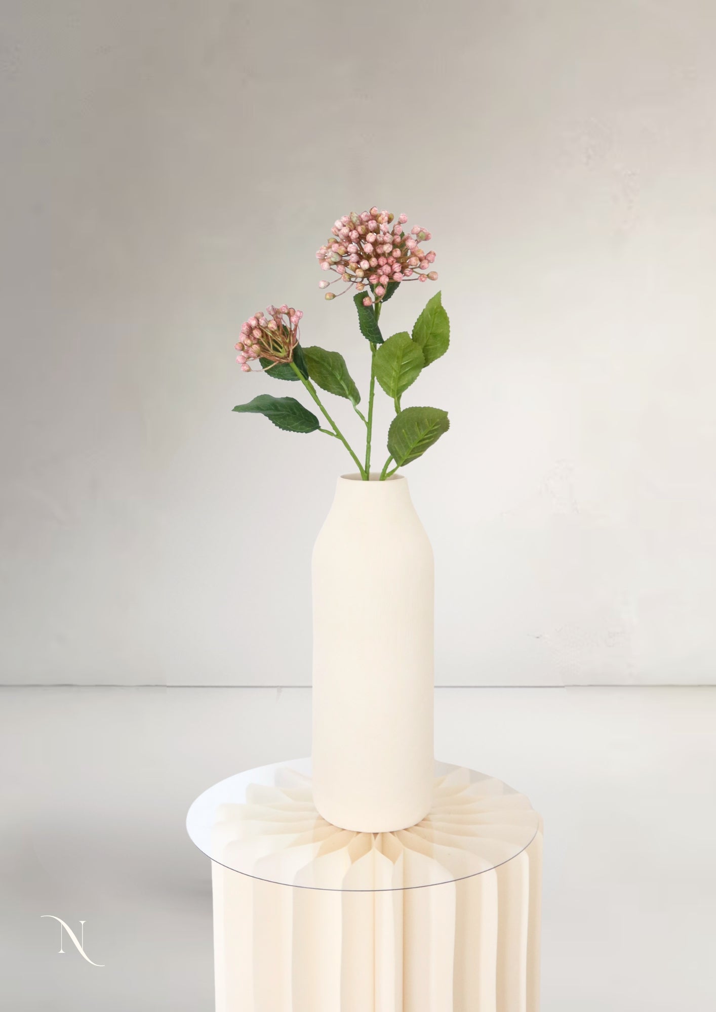 Hydrangeas Berry Branch, White